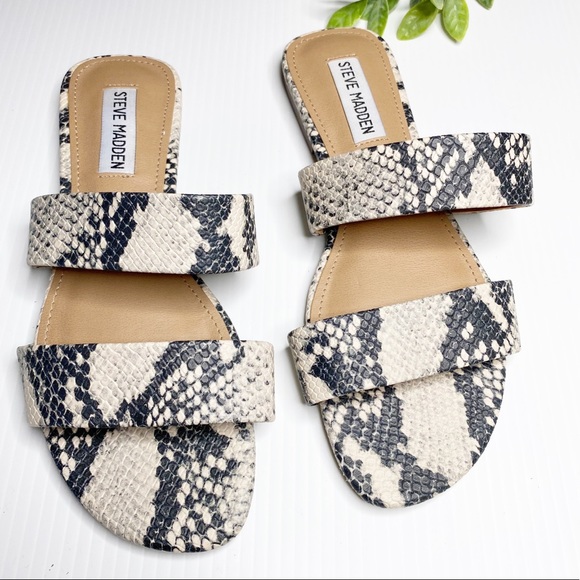 Steve Madden Shoes - Steve Madden- New Breathless Snake Print Sandal